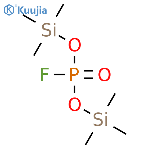 PHOSPHOROFLUORIDIC ACID, BIS(TRIMETHYLSILYL) ESTER structure