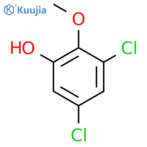 3,5-dichloro-2-methoxyphenol structure