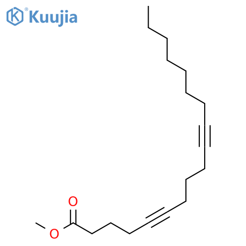 5,10-Octadecadiynoic acid, methyl ester structure