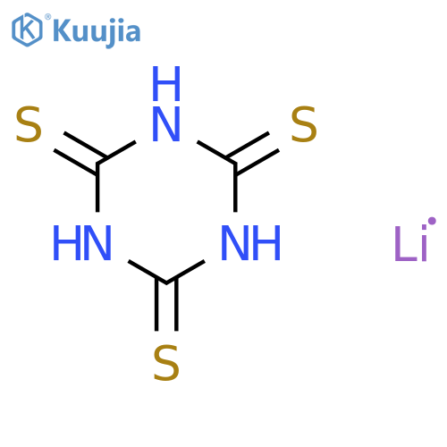 1,3,5-Triazine-2,4,6(1H,3H,5H)-trithione, monolithium salt structure