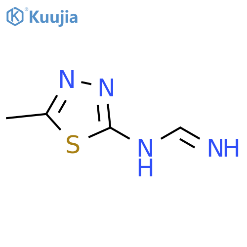 Methanimidamide,  N-(5-methyl-1,3,4-thiadiazol-2-yl)- structure