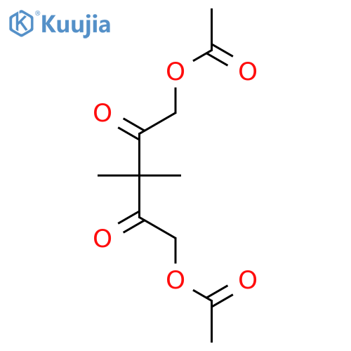 2,4-PENTANEDIONE, 1,5-BIS(ACETYLOXY)-3,3-DIMETHYL- structure
