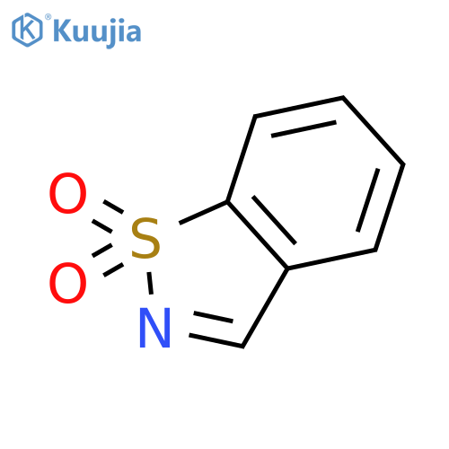 1,2-Benzisothiazole, 1,1-dioxide structure