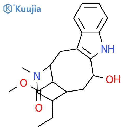 Vobasan-17-oic acid,19,20-dihydro-3-hydroxy-, methyl ester, (3b,20a)- (9CI) structure