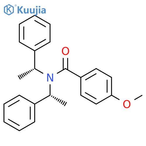 Benzamide, 4-methoxy-N,N-bis[(1R)-1-phenylethyl]- structure