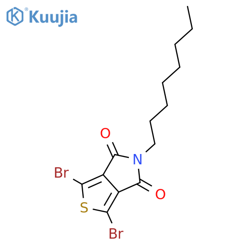 1,3-Dibromo-5-octyl-4H-thieno[3,4-c]pyrrole-4,6(5H)-dione structure