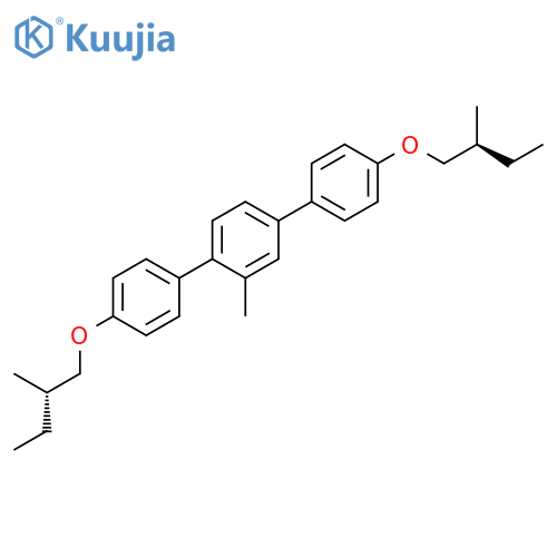 2-methyl-1,4-bis[4-[(2S)-2-methylbutoxy]phenyl]benzene structure