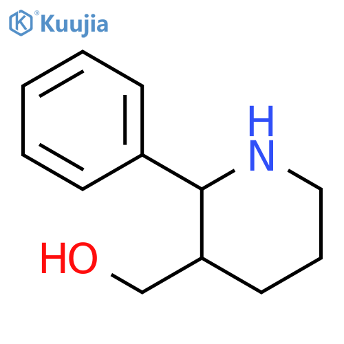 3-Piperidinemethanol, 2-phenyl- structure