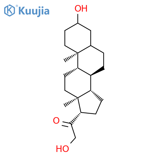 Pregnan-20-one,3,21-dihydroxy-, (3a,5a)- structure