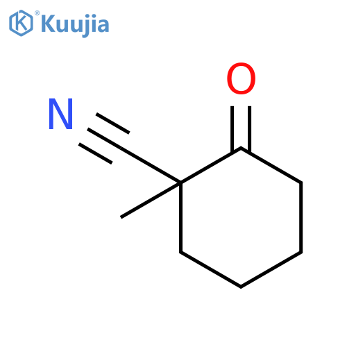 Cyclohexanecarbonitrile, 1-methyl-2-oxo- structure