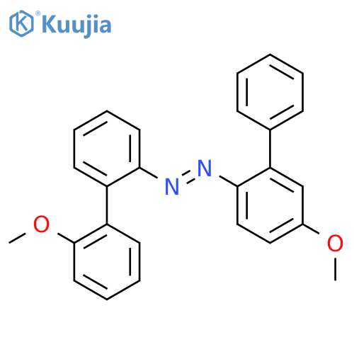 [2-(2-Methoxyphenyl)phenyl]-(4-methoxy-2-phenylphenyl)diazene structure