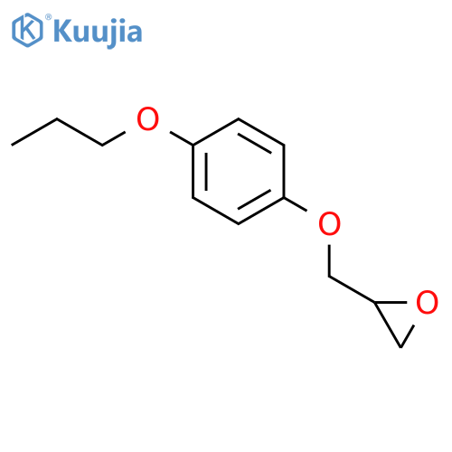 2-(4-propoxyphenoxy)methyloxirane structure