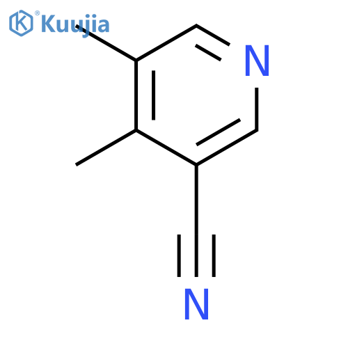 4,5-dimethylpyridine-3-carbonitrile structure
