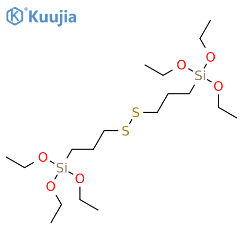 4,4,13,13-Tetraethoxy-3,14-dioxa-8,9-dithia-4,13-disilahexadecane structure