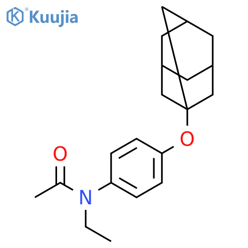 ACETAMIDE, N-ETHYL-N-[4-(TRICYCLO[3.3.1.13,7]DEC-1-YLOXY)PHENYL]- structure
