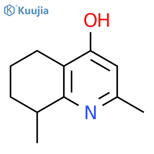 5,6,7,8-tetrahydro-2,8-dimethyl-4-Quinolinol structure