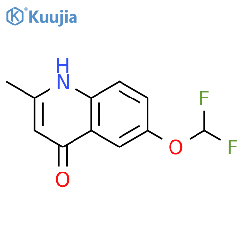 6-(Difluoromethoxy)-2-methylquinolin-4-ol structure