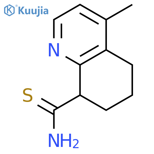 4-methyl-5,6,7,8-tetrahydroquinoline-8-carbothioamide structure