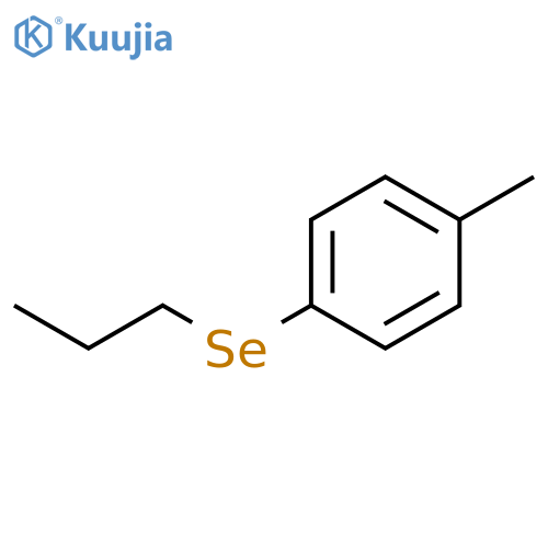 BENZENE, 1-METHYL-4-(PROPYLSELENO)- structure