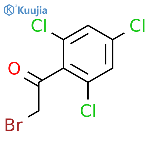 2-bromo-1-(2,4,6-trichlorophenyl)ethan-1-one structure
