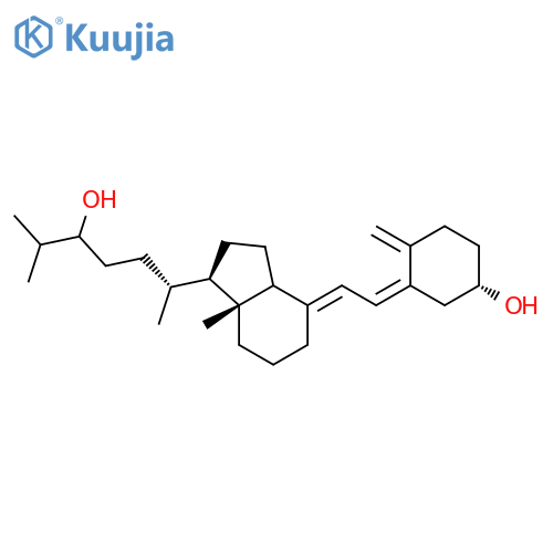 9,10-Secocholesta-5,7,10(19)-triene-3,24-diol,(3b,5Z,7E,24R)- (9CI) structure