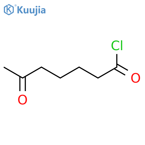 Heptanoyl chloride, 6-oxo- structure