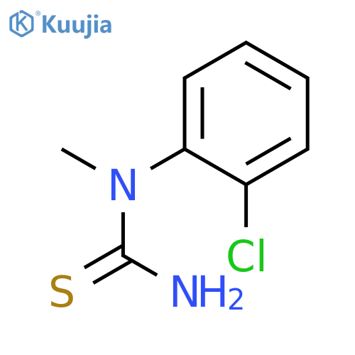 Thiourea, N-(2-chlorophenyl)-N-methyl- structure