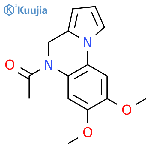 1-(7,8-dimethoxy-4h-pyrrolo[1,2-a]quinoxalin-5-yl)ethanone structure