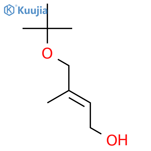 2-Buten-1-ol, 4-(1,1-dimethylethoxy)-3-methyl- structure