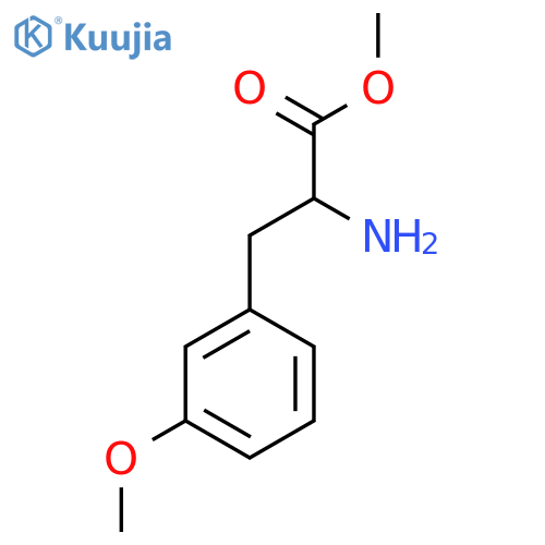 Methyl 2-amino-3-(3-methoxyphenyl)propanoate structure