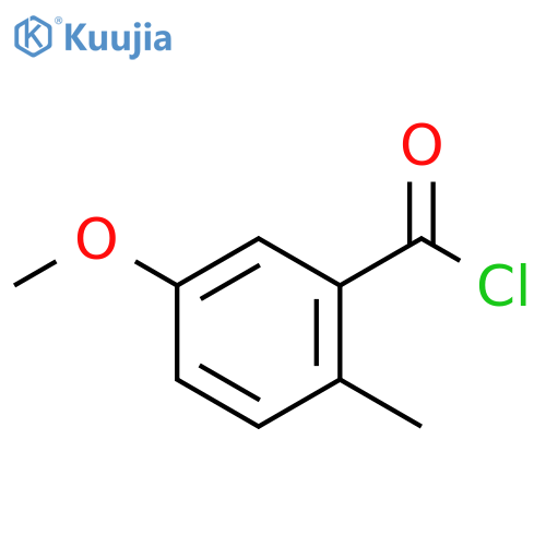 Benzoyl chloride, 5-methoxy-2-methyl- (9CI) structure