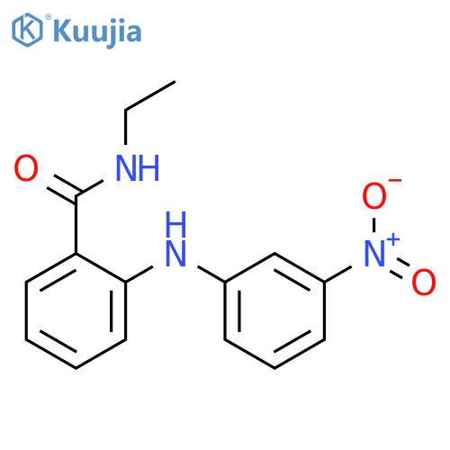 Benzamide, N-ethyl-2-[(3-nitrophenyl)amino]- structure