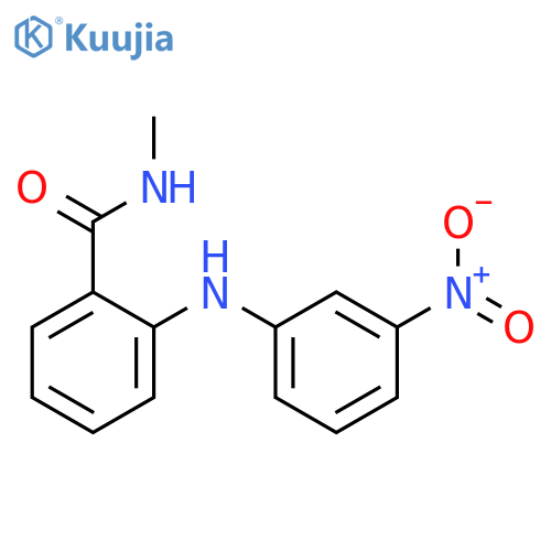 BENZAMIDE, N-METHYL-2-[(3-NITROPHENYL)AMINO]- structure