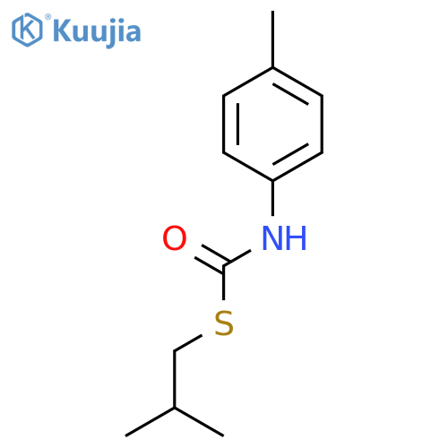 Carbamothioic acid, (4-methylphenyl)-, S-(2-methylpropyl) ester structure