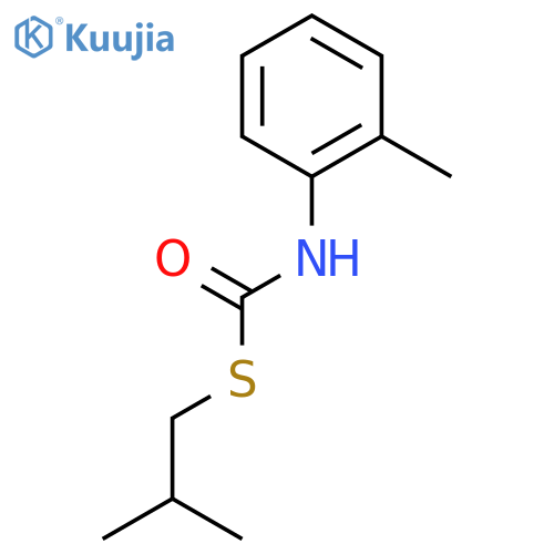 Carbamothioic acid, (2-methylphenyl)-, S-(2-methylpropyl) ester structure