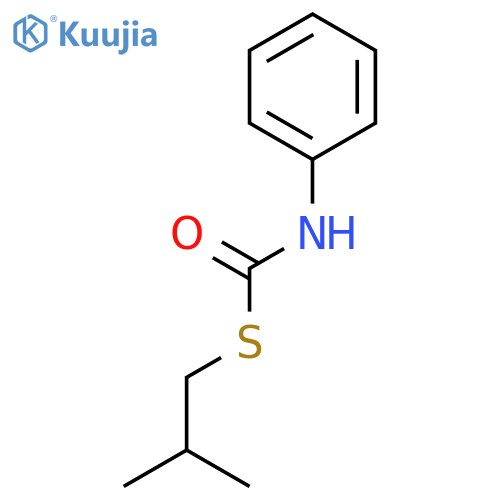 Carbamothioic acid, phenyl-, S-(2-methylpropyl) ester structure