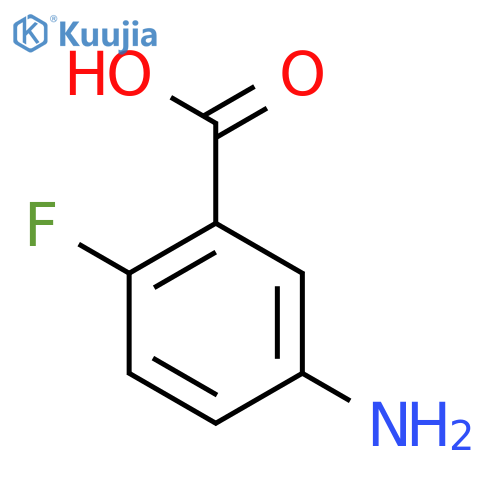 5-Amino-2-fluorobenzoic acid structure