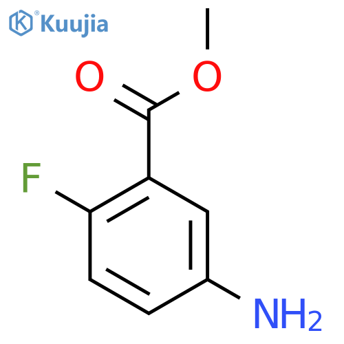 Methyl 5-amino-2-fluorobenzoate structure