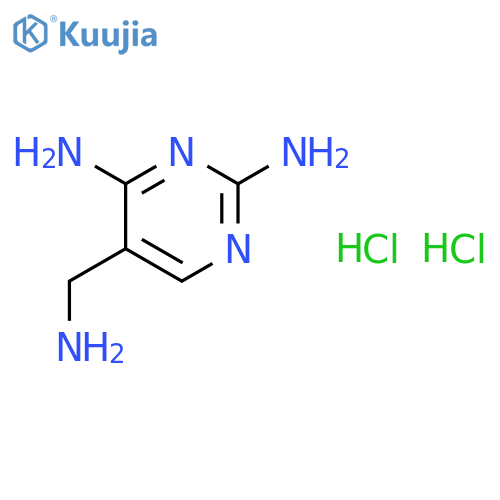 5-(Aminomethyl)pyrimidine-2,4-diamine dihydrochloride structure