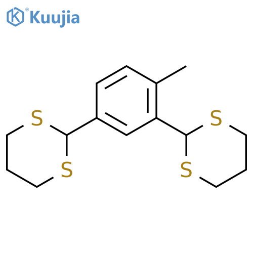 1,3-Dithiane, 2,2'-(4-methyl-1,3-phenylene)bis- structure