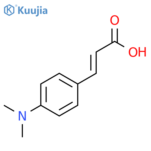 3-4-(dimethylamino)phenylprop-2-enoic acid structure