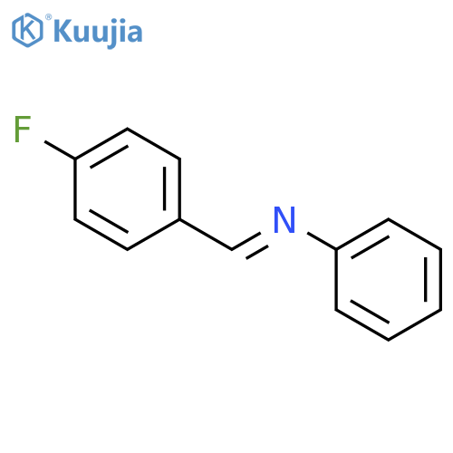 N-(4-Fluorobenzylidene)aniline structure