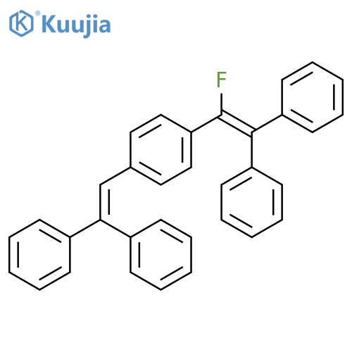BENZENE, 1-(2,2-DIPHENYLETHENYL)-4-(1-FLUORO-2,2-DIPHENYLETHENYL)- structure