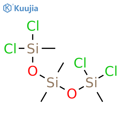 Trisiloxane, 1,1,5,5-tetrachloro-1,3,3,5-tetramethyl- structure