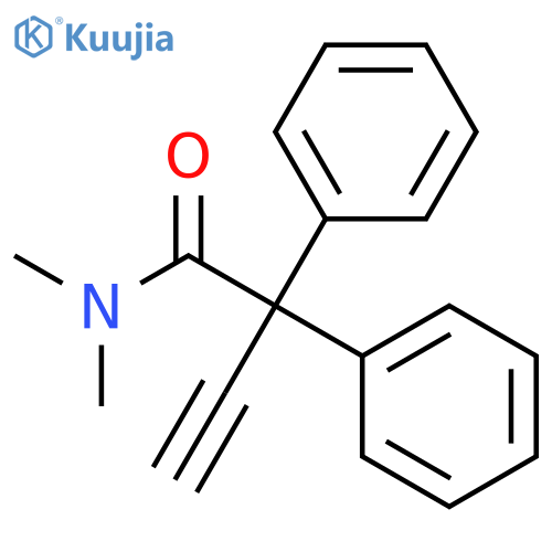 N,N-dimethyl-2,2-diphenylbut-3-ynamide structure