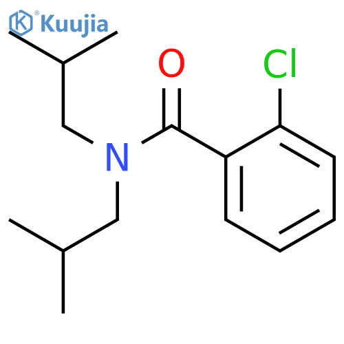 2-Chloro-N,N-diisobutylbenzamide structure