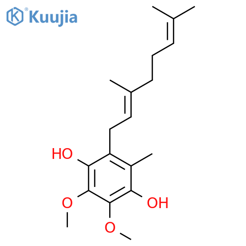 2-((2E)-3,7-Dimethyl-2,6-octadienyl)-5,6-dimethoxy-3-methyl-1,4-benzenediol structure