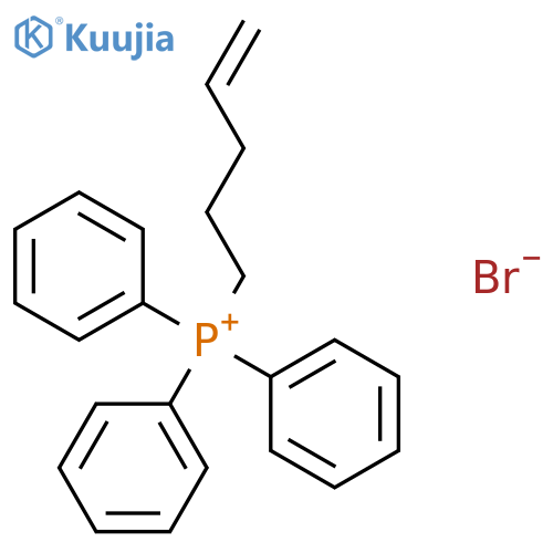 (4-Pentenyl)triphenylphosphonium bromide structure