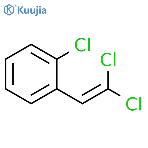 Benzene, 1-chloro-2-(2,2-dichloroethenyl)- structure
