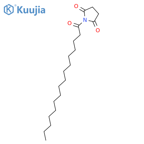2,5-Pyrrolidinedione, 1-(1-oxohexadecyl)- structure
